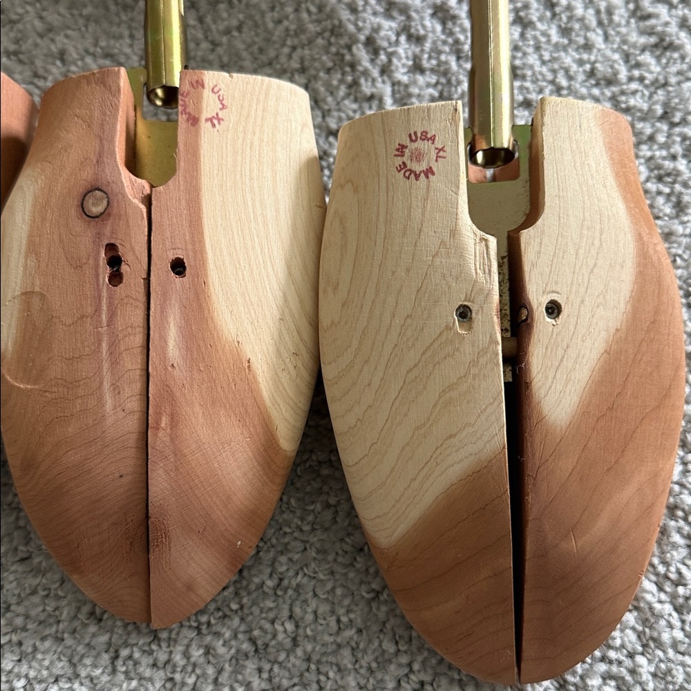 2 Pairs Men’s  Wooden Shoe Tree - Picture 4 of 9